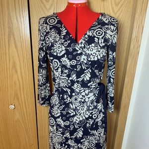 New Ann Taylor LOFT floral wrap dress sz 6